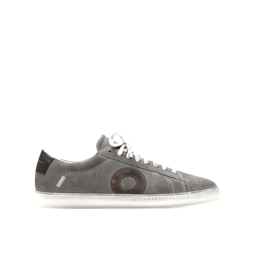 Oliver Cabell (42) 1 (Low) Orthopedic Sneakers Grey & Brown Suede Italian Made